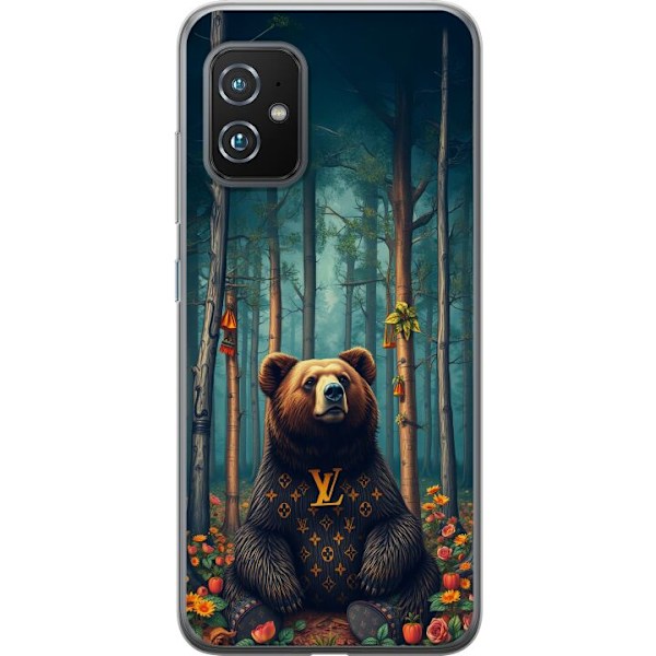 Asus Zenfone 8 Gennemsigtig cover LV bjørn i skoven