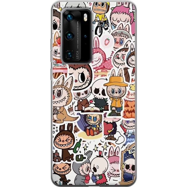 Huawei P40 Pro Gjennomsiktig deksel Labubu All-Stars – POP M