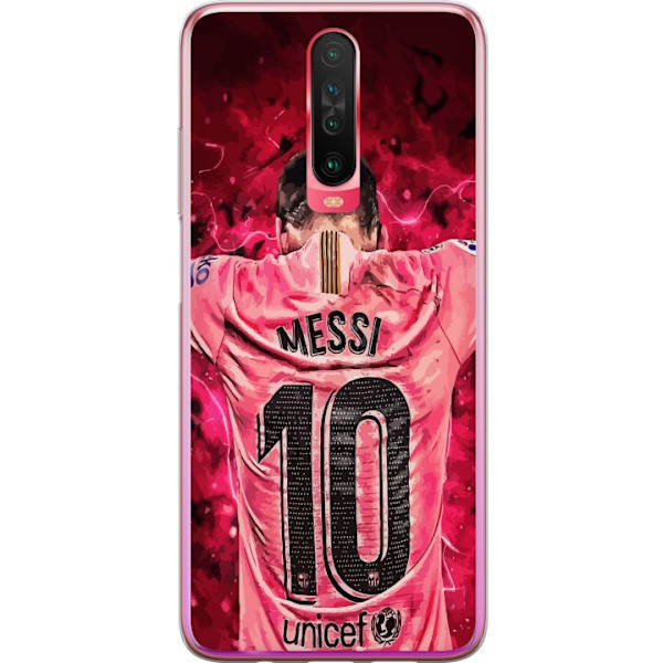 Xiaomi Redmi K30 Genomskinligt Skal Messi Fotboll Barcelona Argentina Motiv Legendarisk Spelare FC Barcelona Nummer 10 Sport Fotboll