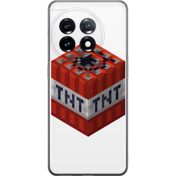 OnePlus 11R Läpinäkyvä kuori Minecraft TNT