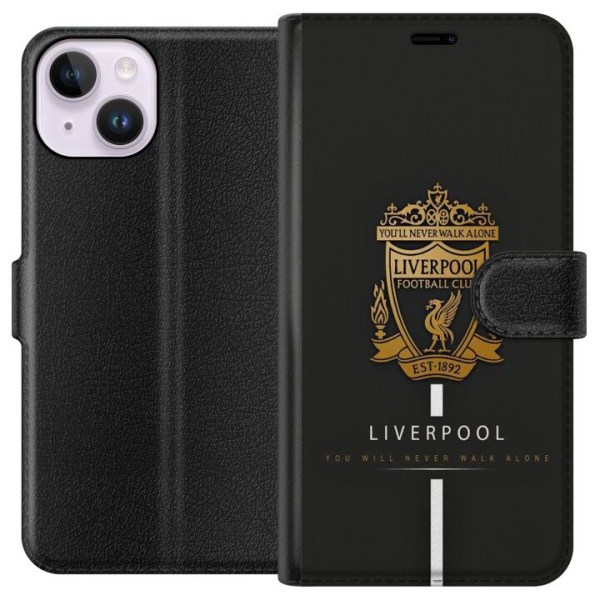 Apple iPhone 14 Plånboksfodral Liverpool L.F.C.