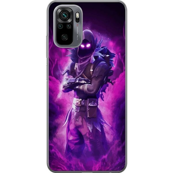 Xiaomi Redmi Note 10S Läpinäkyvä kuori Fortnite