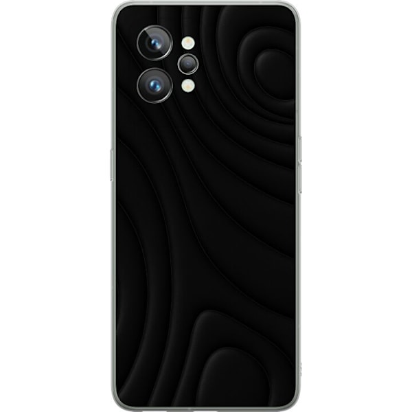 Realme GT2 Pro Läpinäkyvä kuori Tummat Aallot