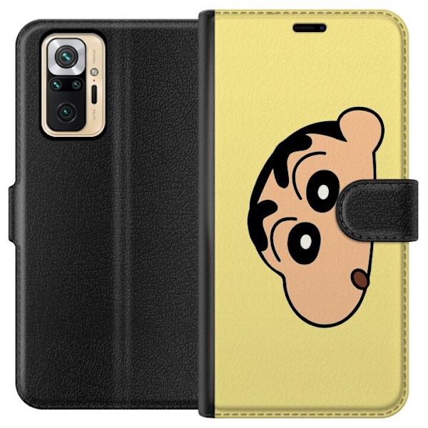 Xiaomi Redmi Note 10 Pro Lommeboketui Peeking Shinchan