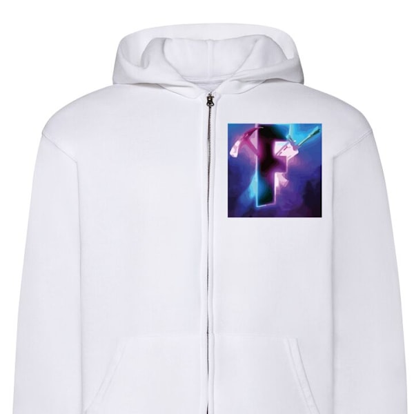 Zip-Hoodie | Hættetrøje med Lynlås til Voksne Fortnite