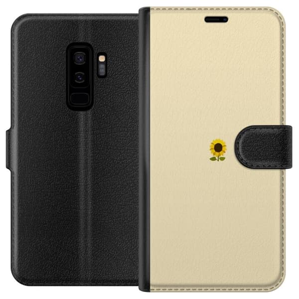 Kompatibelt Plånboksfodral till Samsung Galaxy S9+ Solros