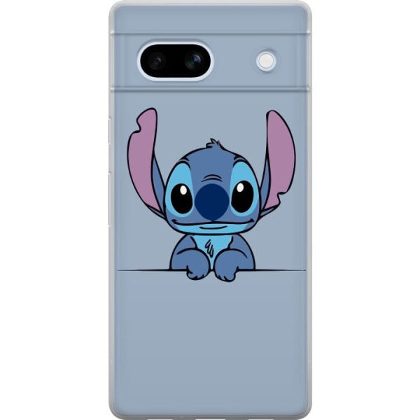 Google Pixel 7a Läpinäkyvä kuori Lilo & Stitch