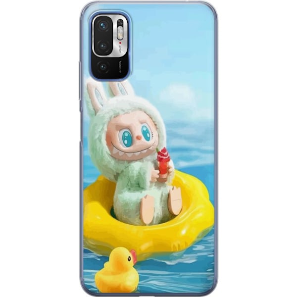 Xiaomi Redmi Note 10 5G Genomskinligt Skal Labubu Macaron Series