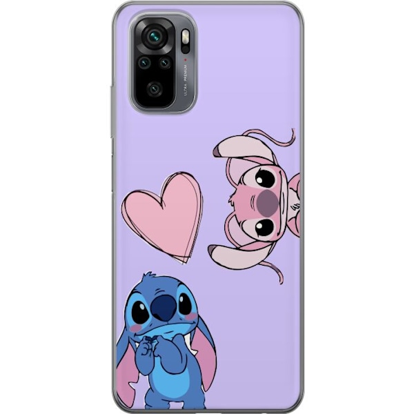 Xiaomi Redmi Note 10 Genomskinligt Skal Stitch Mode