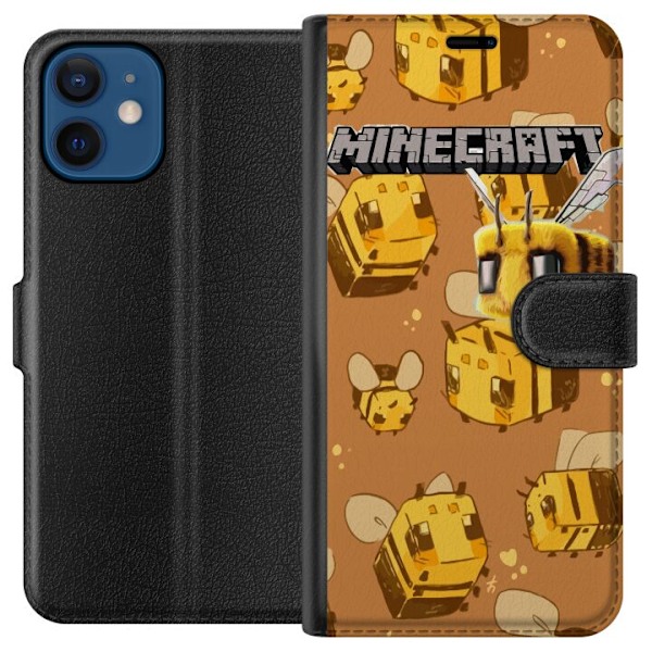 Apple iPhone 12  Lompakkokotelo Minecraft Bi