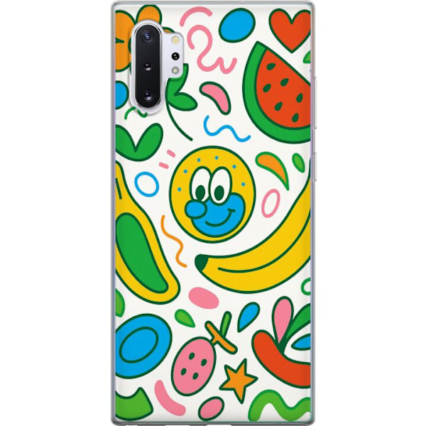 Samsung Galaxy Note10+ Genomskinligt Skal Butterfly Veil