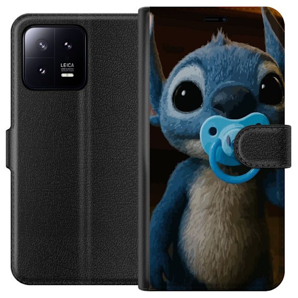 Xiaomi 13 Lompakkokotelo Stitch & Napp - vauvateema söpöllä