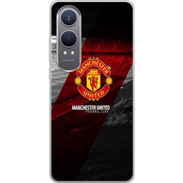 OnePlus Nord CE4 Lite Läpinäkyvä kuori Manchester United FC