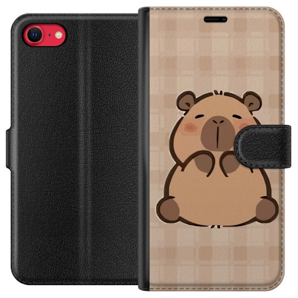 Apple iPhone 8 Tegnebogsetui Mobilskal kawaii capybara flera figurer japansk stil