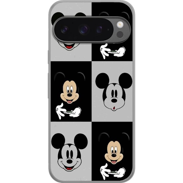 Google Pixel 9 Pro XL Gjennomsiktig deksel Mickey Mouse