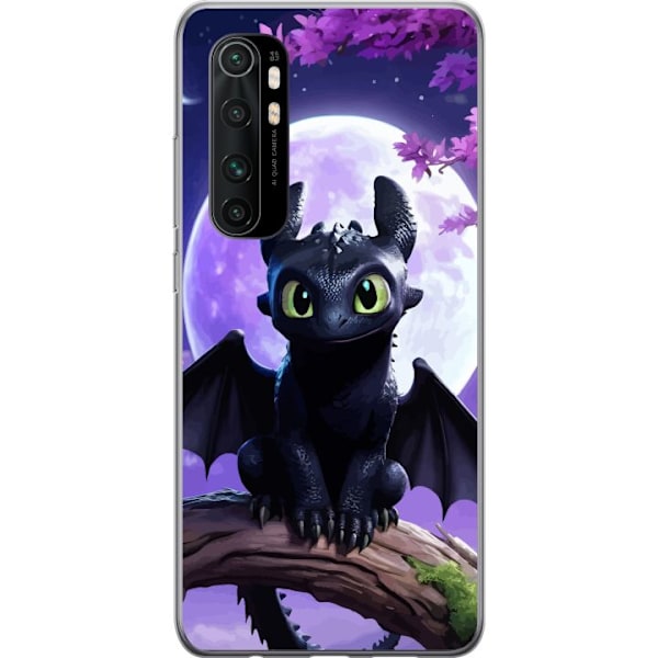 Xiaomi Mi Note 10 Lite Genomskinligt Skal Draktränaren How to Train Your Dragon