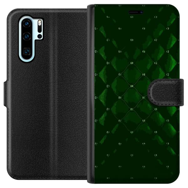 Kompatibel Tegnebogsetui til Huawei P30 Pro Luksuriøs Grøn