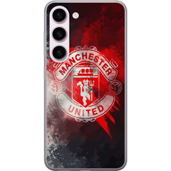 Samsung Galaxy S23 Genomskinligt Skal Manchester United