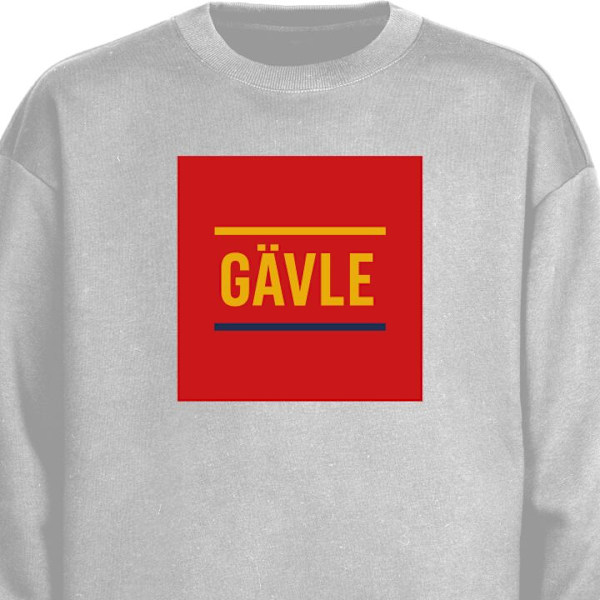 Sweatshirt for Barn | Myk og Klassisk Collegegenser Gävle - Hockey grå one size