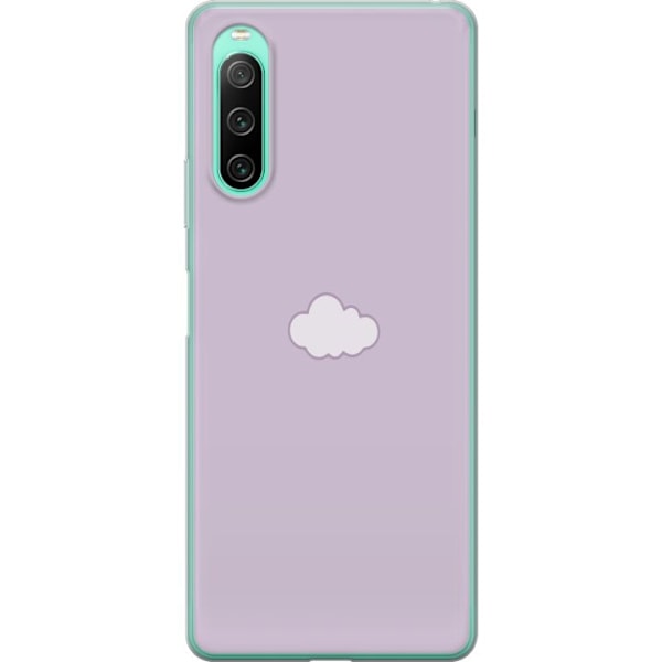 Sony Xperia 10 IV Genomskinligt Skal Lila Moln – minimalisti