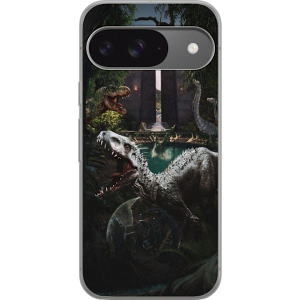 Google Pixel 9 Genomskinligt Skal Jurassic World Dominion