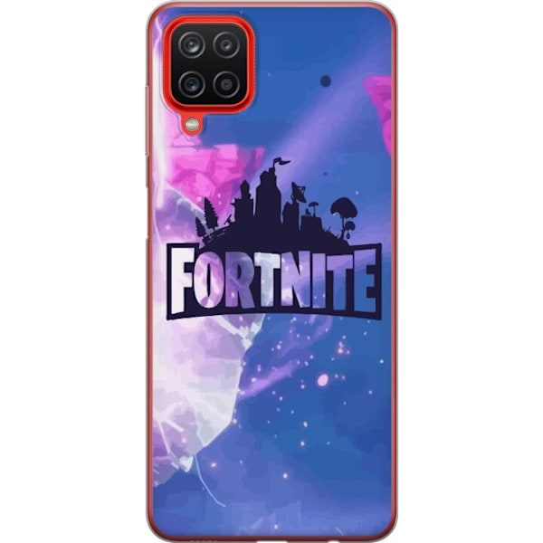 Samsung Galaxy A12 Läpinäkyvä kuori Fortnite