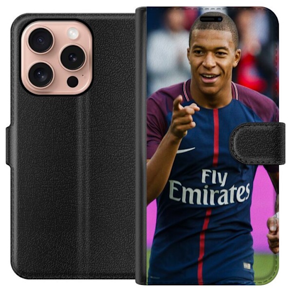 Apple iPhone 16 Pro Lommeboketui Kylian Mbappé