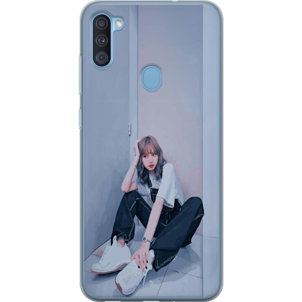Samsung Galaxy A11 Läpinäkyvä kuori Lisa from Blackpink –