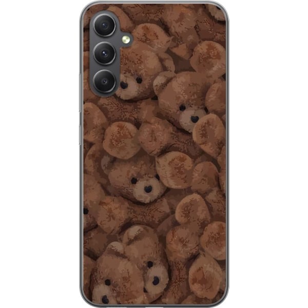 Samsung Galaxy A15 5G Läpinäkyvä kuori Teddy