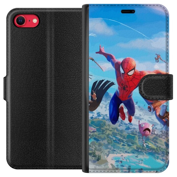 Apple iPhone 8 Lommeboketui Fortnite Spiderman