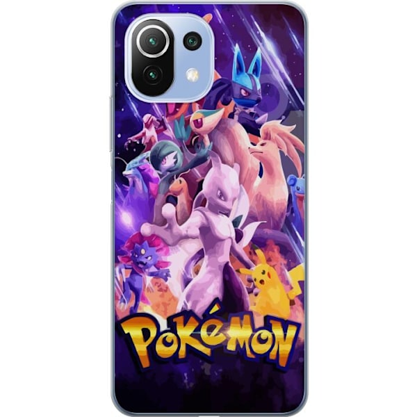 Xiaomi 11 Lite 5G NE Gennemsigtig cover Pokemon