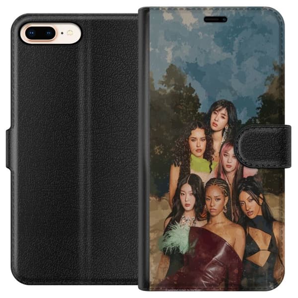 Kompatibelt Lommeboketui til Apple iPhone 8 Plus KATSEYE brun