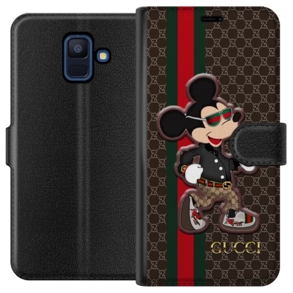 Samsung Galaxy A6 (2018) Tegnebogsetui Mickey Mouse