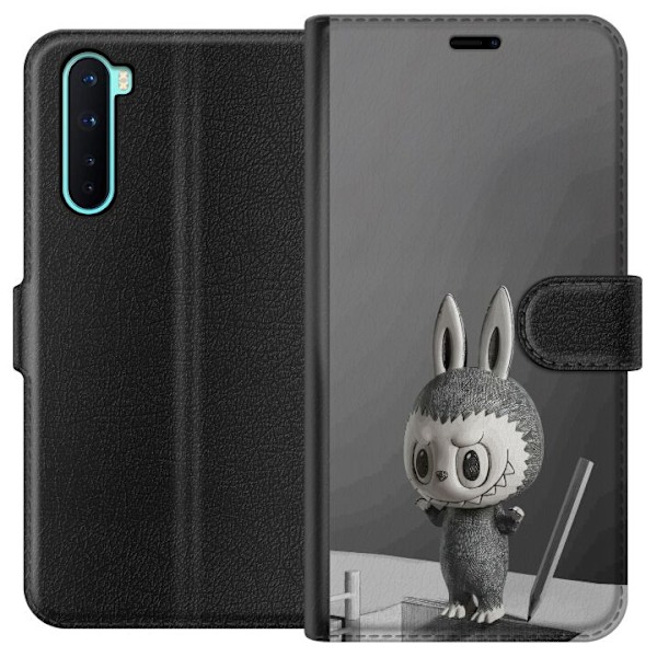 OnePlus Nord Lompakkokotelo Pop Mart MEGA LABUBU LABUBU Sketch
