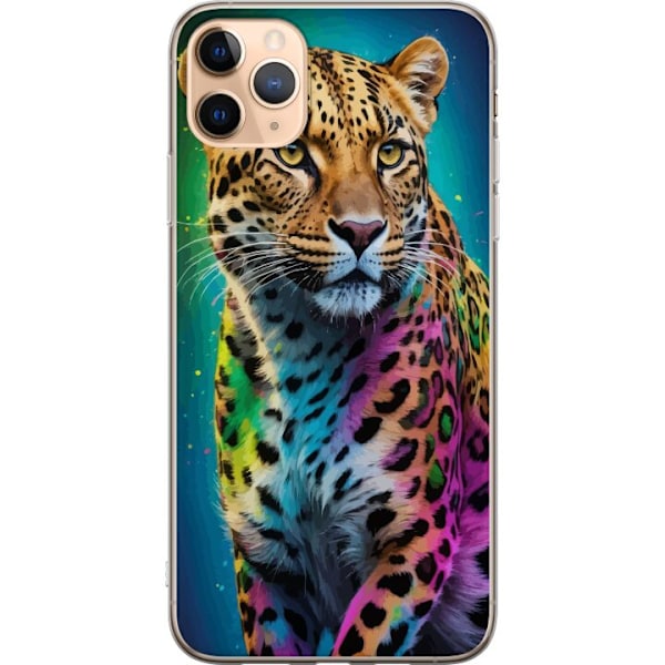 Apple iPhone 11 Pro Max Gjennomsiktig deksel Leopard