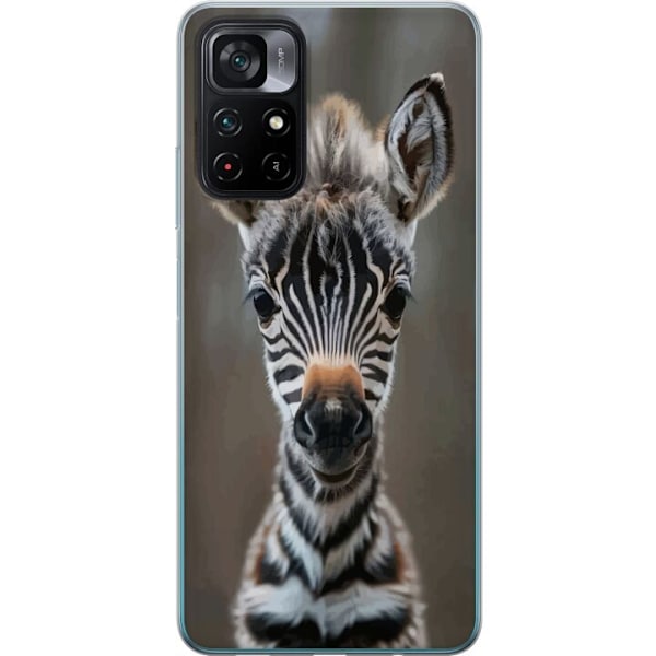 Xiaomi Poco M4 Pro 5G Genomskinligt Skal Giraff Djurmotiv Afrika Natur Grafiskt Motiv Savann Vilda Djur Populär Väggkonst Exotiskt Tema