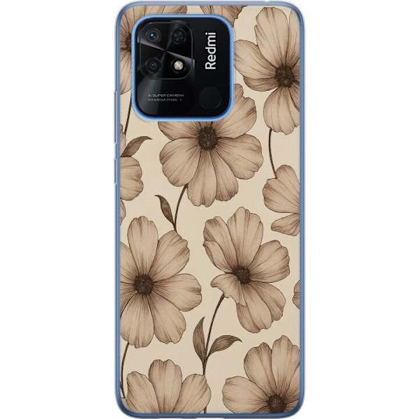 Xiaomi Redmi 10C Gjennomsiktig deksel Pastel Rush