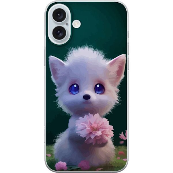 Apple iPhone 16 Plus Läpinäkyvä kuori Kawaii