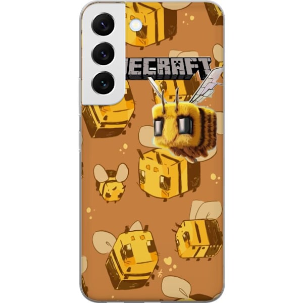 Samsung Galaxy S22+ 5G Läpinäkyvä kuori Minecraft Bi