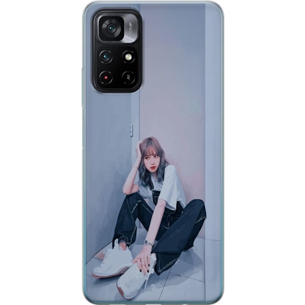 Xiaomi Poco M4 Pro 5G Gennemsigtig cover Lisa from Blackpink – K-pop Style Icon