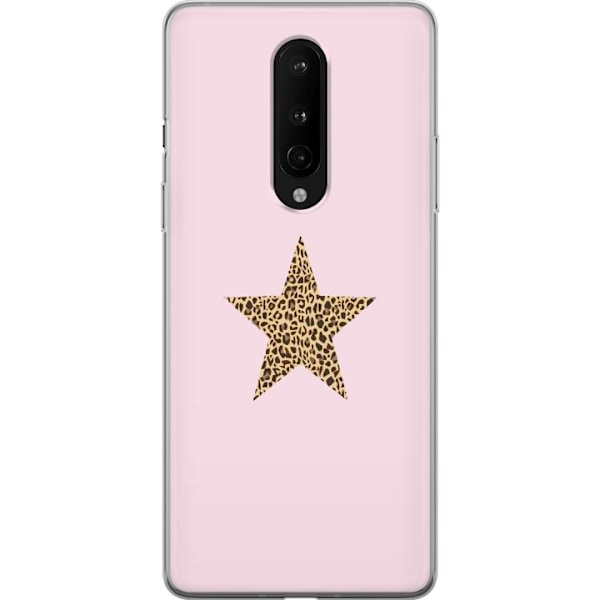 OnePlus 8 Läpinäkyvä kuori Leopard tähti