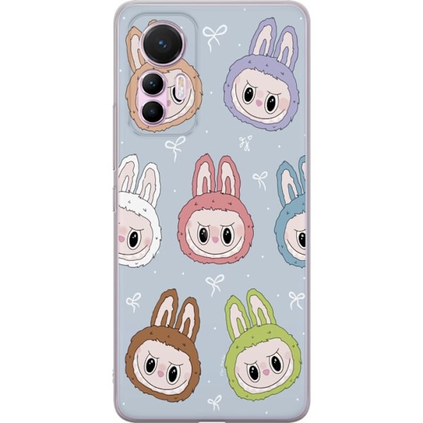 Xiaomi 12 Lite Läpinäkyvä kuori Pastel Labubu