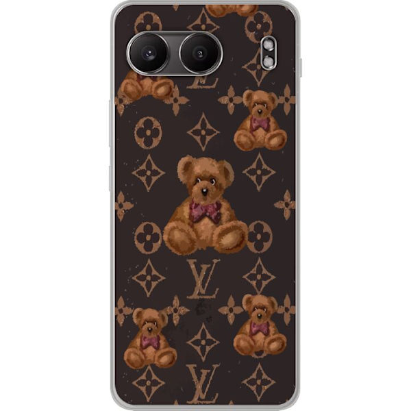 OnePlus Nord 4 Gennemsigtig cover Louis Vuitton Teddybjørn Mønster Luksus Mode Design Populært Motiv Mode Trend Luksuriøse Accessories
