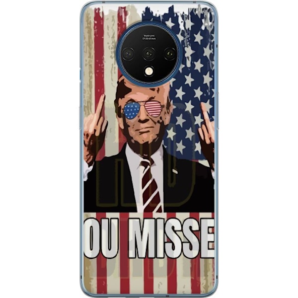 OnePlus 7T Gjennomsiktig deksel Trump