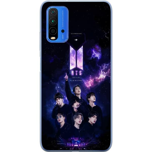 Kompatibelt Mobildeksel til Xiaomi Redmi Note 9 4G BTS lila