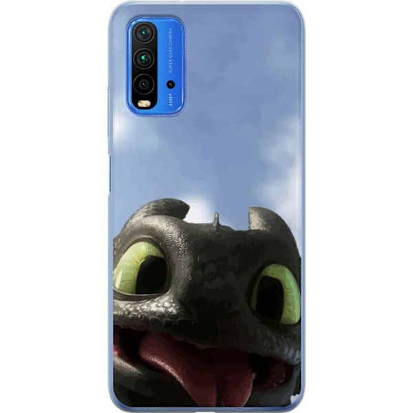 Xiaomi Redmi 9T Genomskinligt Skal How to Train Your Dragon (Draktränaren)