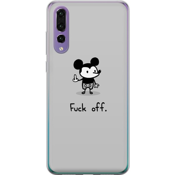 Huawei P20 Pro Genomskinligt Skal Musse Pigg Fuck