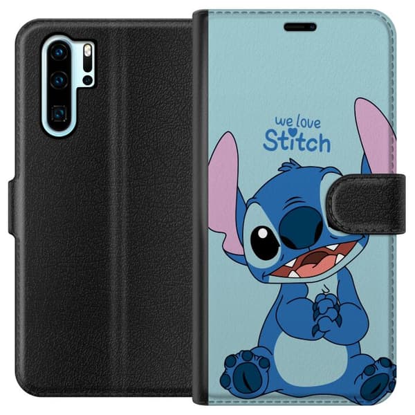 Kompatibel Tegnebogsetui til Huawei P30 Pro Elsk Stitch