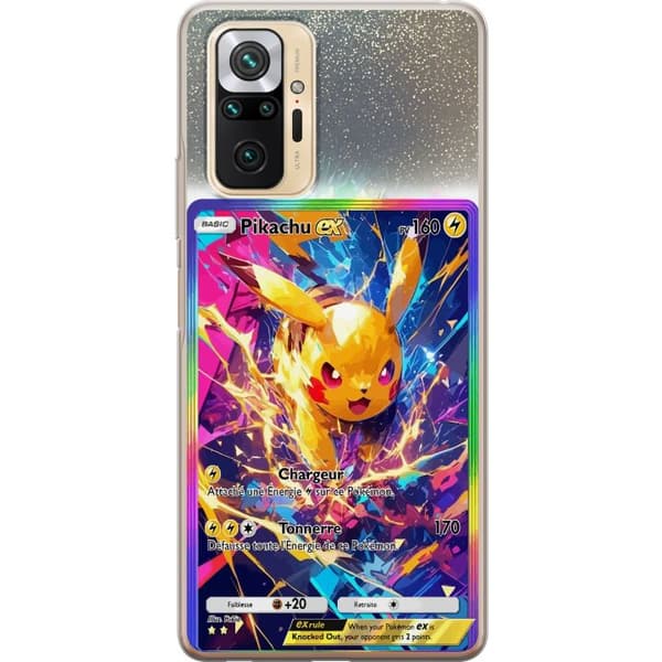 Kompatibelt Mobilskal till Xiaomi Redmi Note 10 Pro Pikachu gul