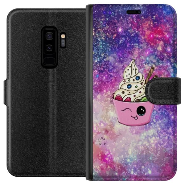 Kompatibelt Lommeboketui til Samsung Galaxy S9+ Kake Rom
